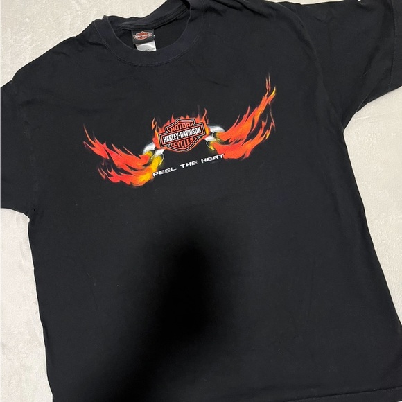 Harley-Davidson Other - Harley Davidson “Feel the heat” Men’s Large T-Shirt Black San Francisco